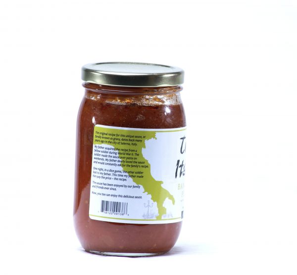 Truly Italian Banana Pepper Sauce label